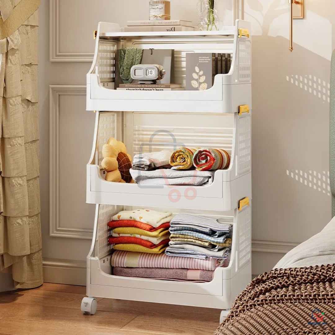 Multi-Functional Plastic Foldable Organizer