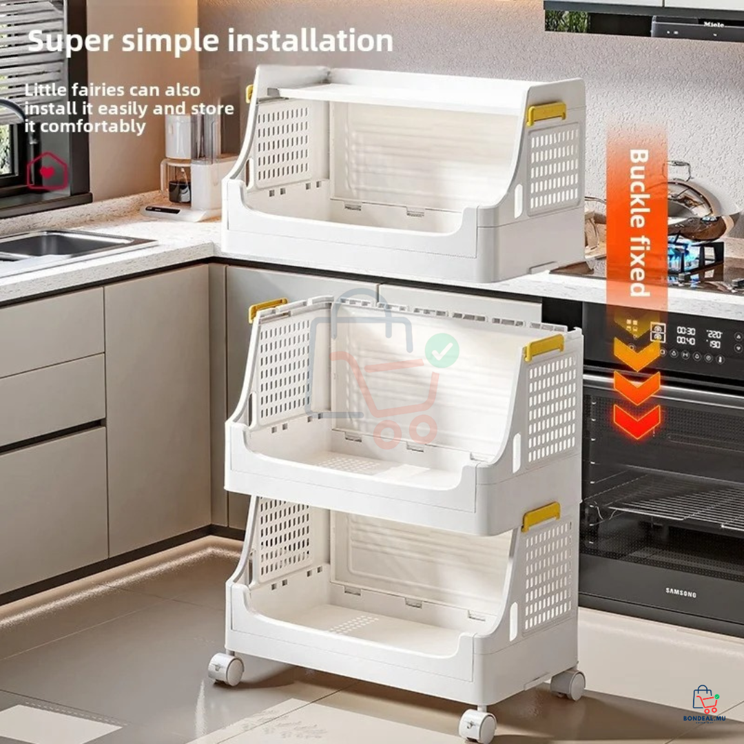 Multi-Functional Plastic Foldable Organizer