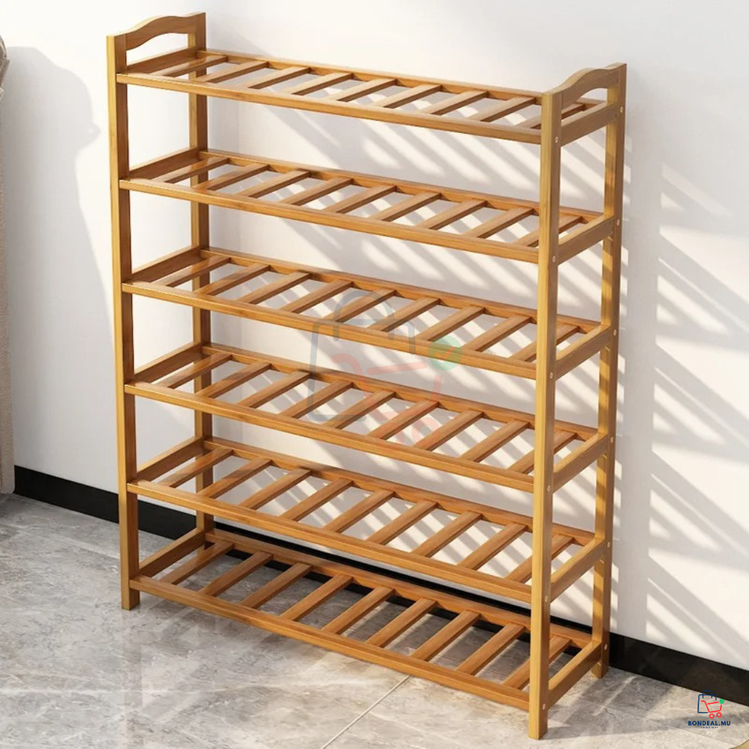 Small 5-Layer Bamboo Shelf
