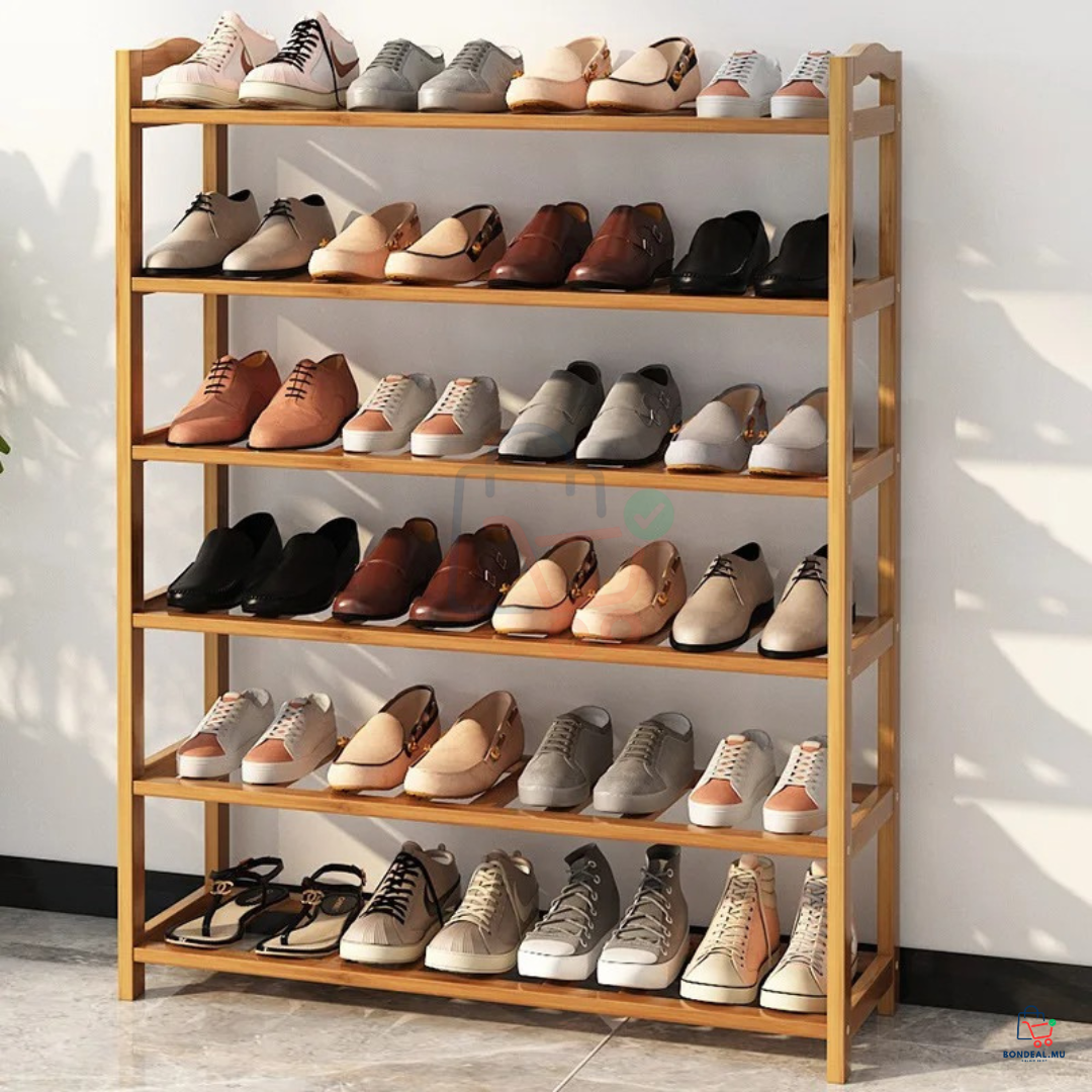 Small 5-Layer Bamboo Shelf