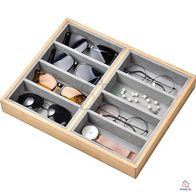 Bamboo Sunglasses Organizer