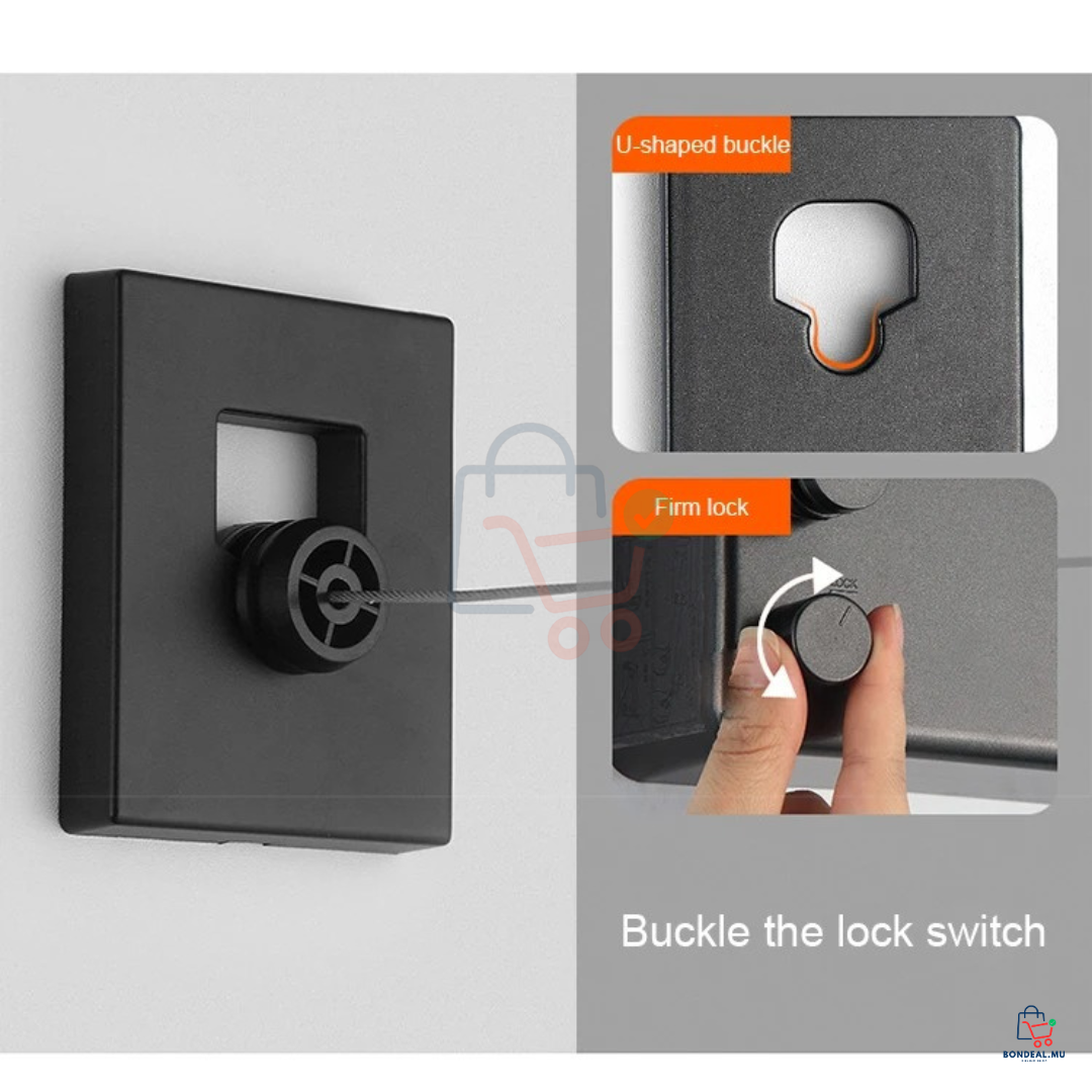 Double Retractable Laundry Line