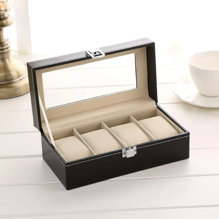 Watch Box with 4 Compartments