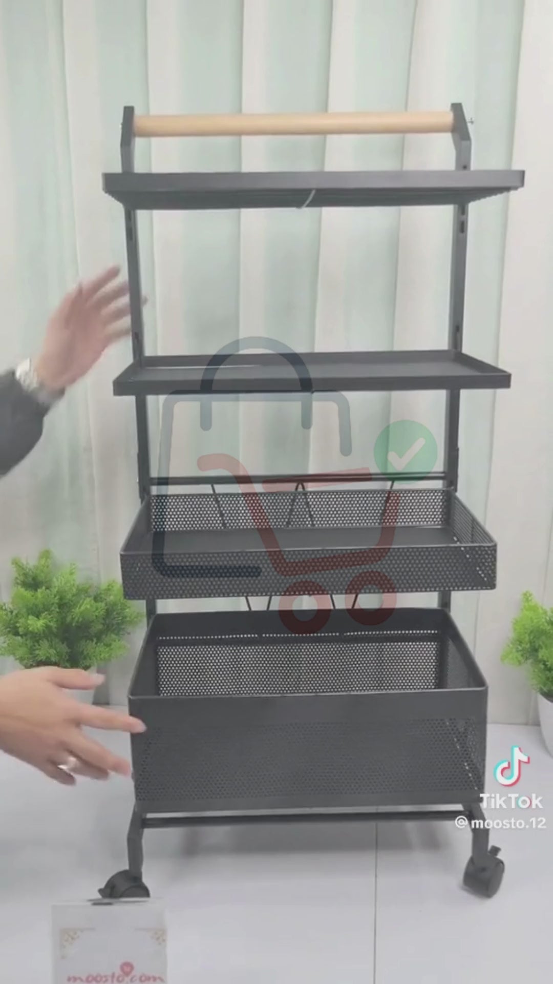 5-Tier Adjustable Metal Rack