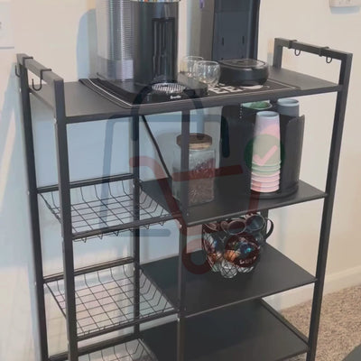 Multi-Layer Metal Shelf