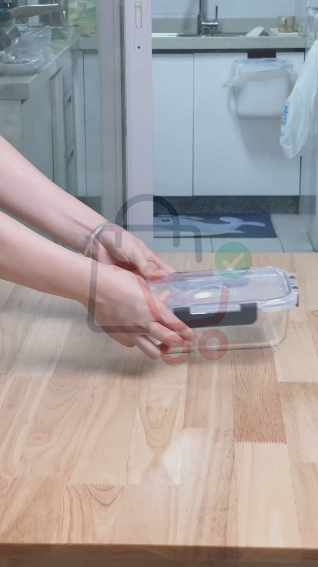 10 Pcs - Glass Container Set